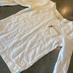 Off white  3/4 sleeve top